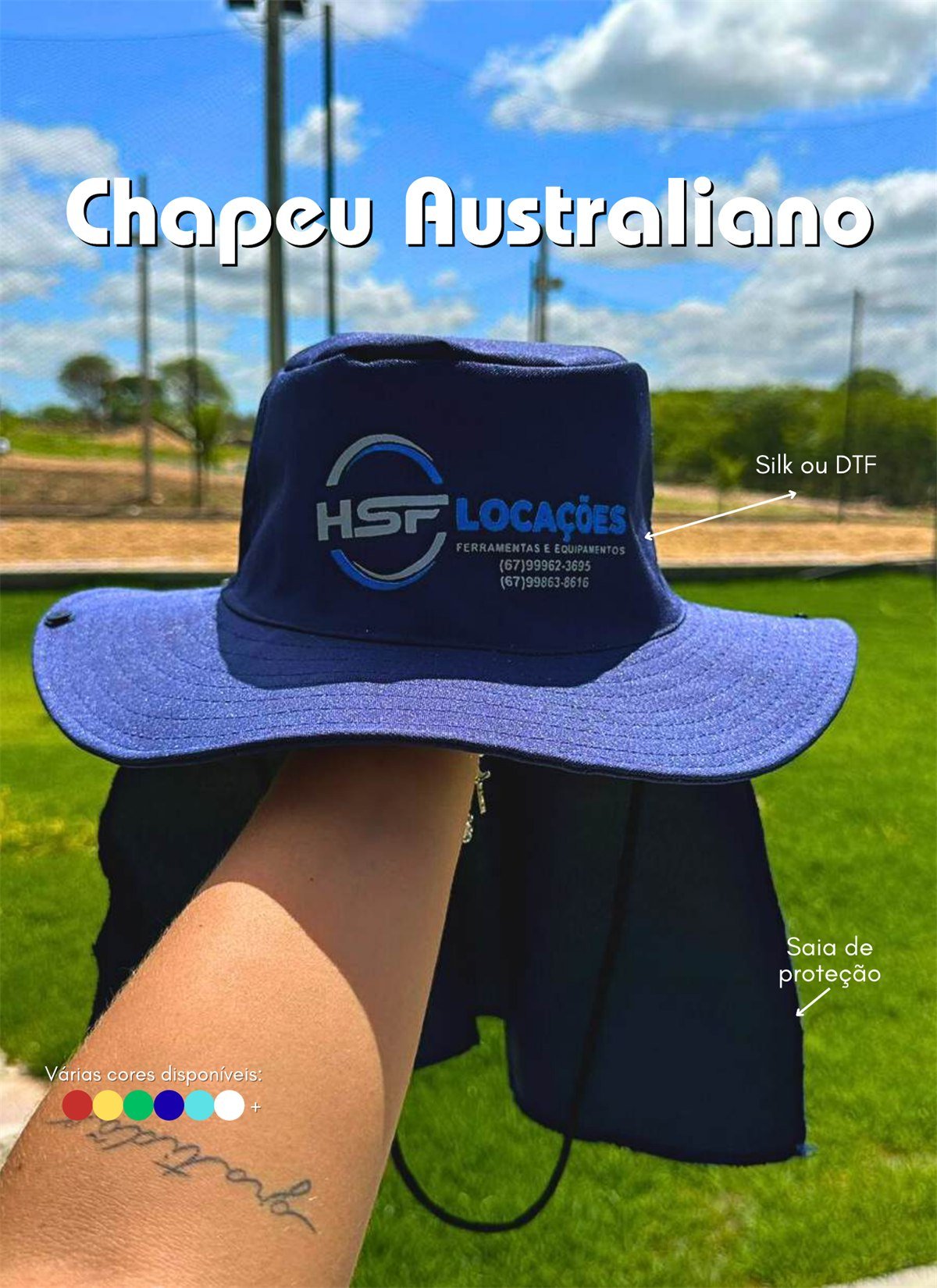 Modelo Chapéu Australiano