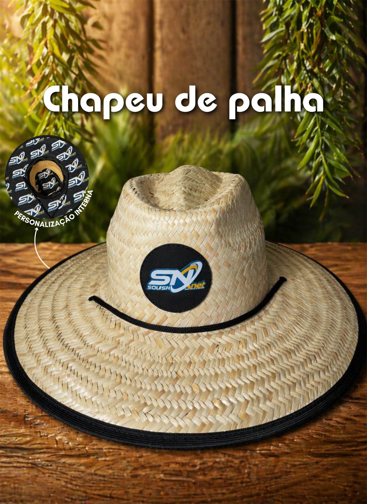 Modelo Chapéu de Palha