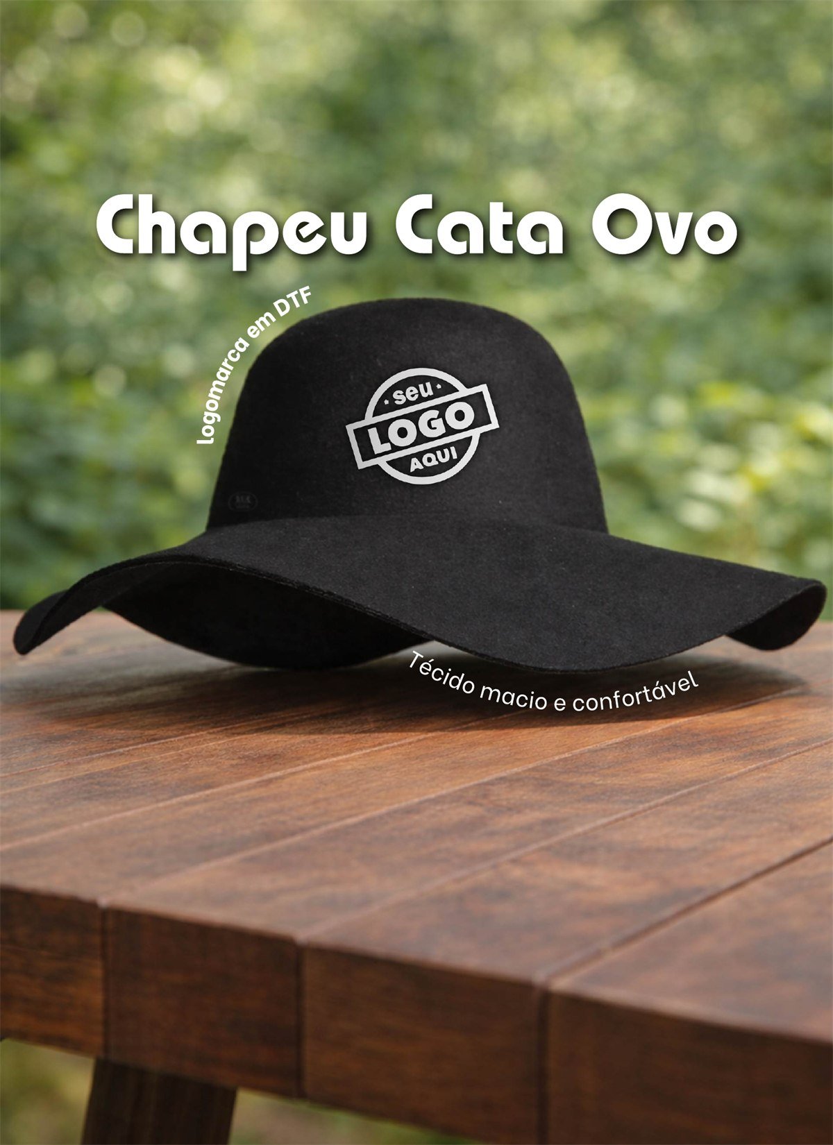 Modelo Chapéu Cata Ovo
