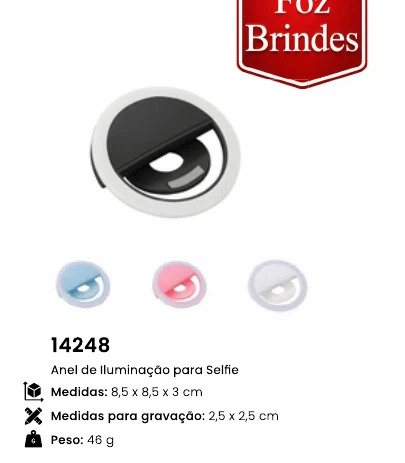 Anel de Iluminação para Selfie