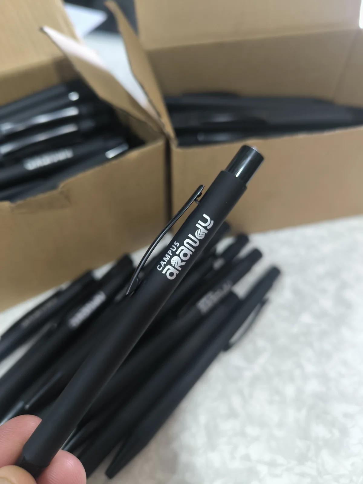 Canetas corporativas personalizadas