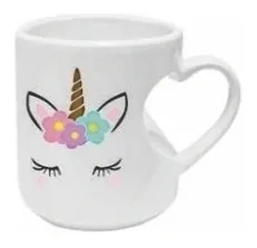 Caneca Branca NH-03 em Formato de Coração