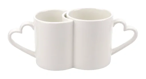 Caneca Branca Dupla NH-07 Coração