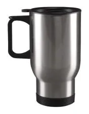 Caneca Térmica Viajera 450 ml com Tampa - Inox