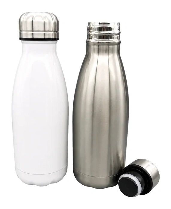 Térmica 830 - 350 ml Branca e Prata