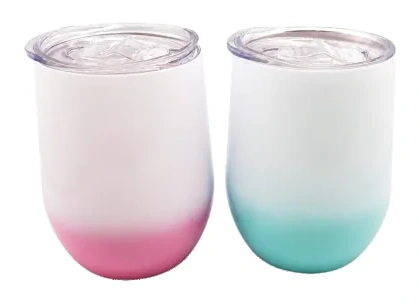 Copo Térmico com Tampa 300 ml - Inox e Cores