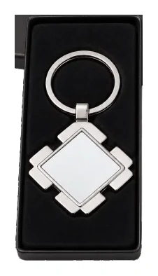 Chaveiro Inox Sublimável Quadrado