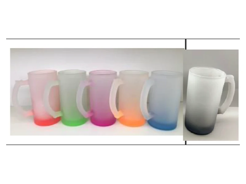 Caneca de Chopp Jateada 450 ml Colorida